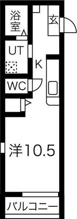 ノワール・エ・ブランIIの物件間取画像